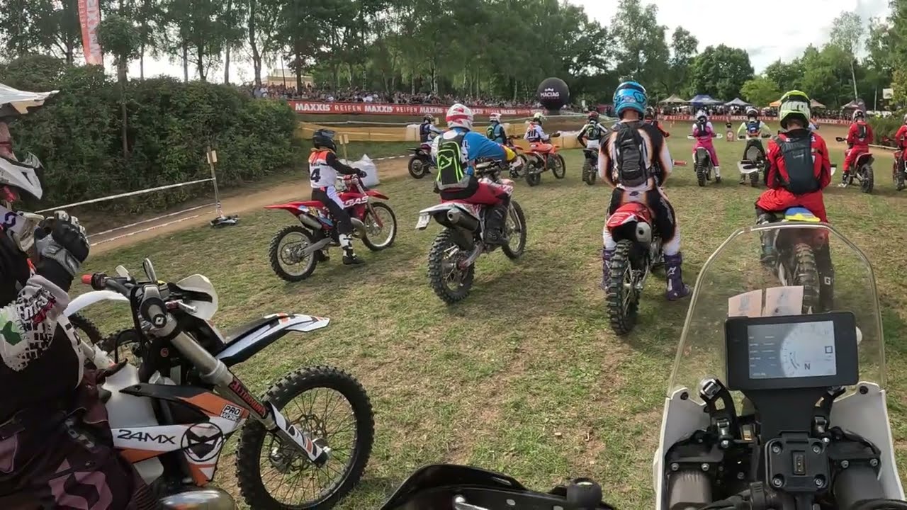 kurzes Intermezzo GCC Rennen Goldbach mit der Kove 450 Rally