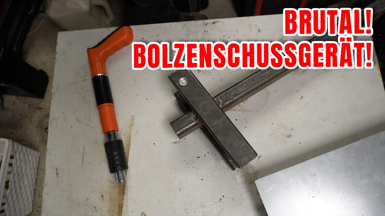 Nagelpistole für Stahl, Stein und Beton