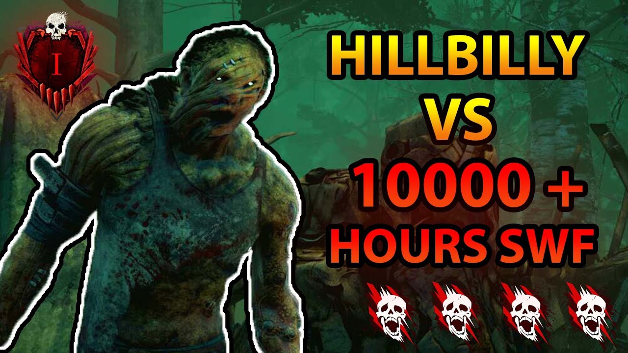 MY HILLBILLY VS 10,000+ HOURS SWF! - DBD Rank 1 Killer Build