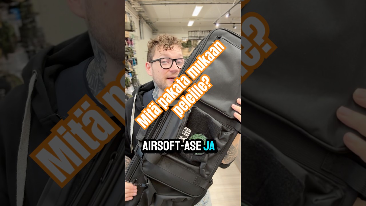 Mit&auml; pakata ekoille peleille? #airsoft #airsoftfinland