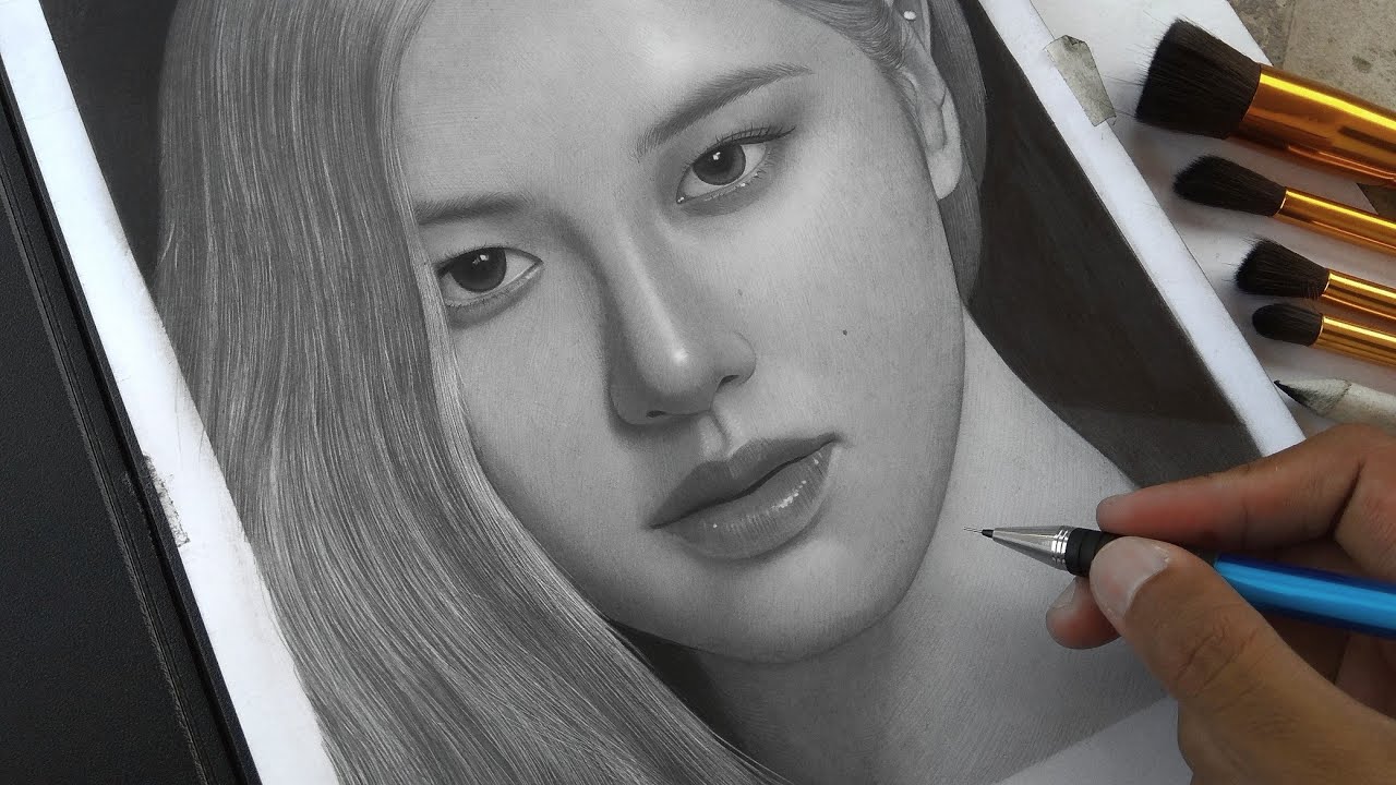Shading Drawing Techniques Using  Charcoal ( You Must Watch )