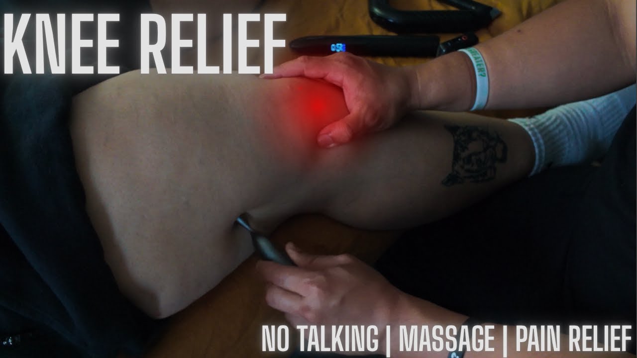 Knee Pain Relief ASMR 🔥 Heated Scraper, TEND & Precision Massage (No Talking)