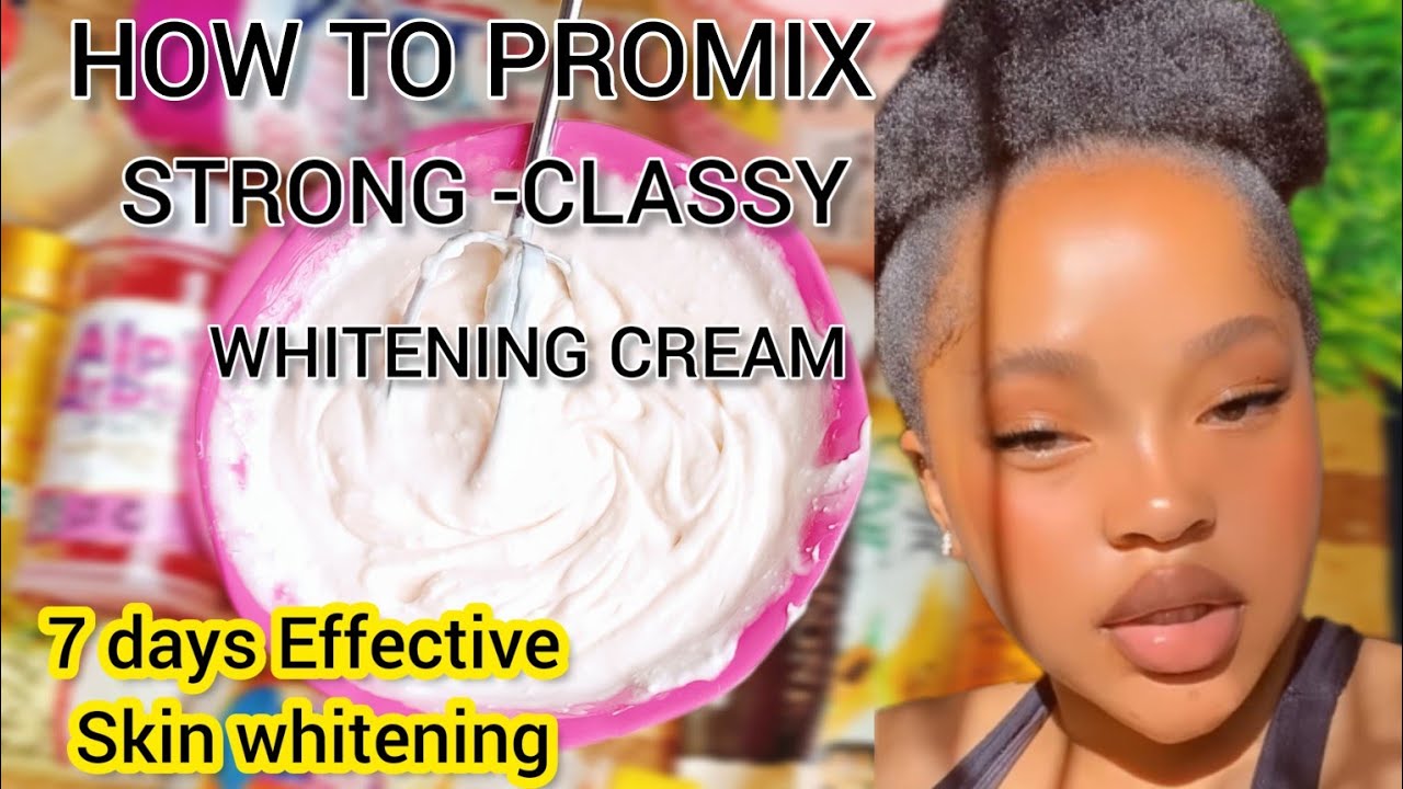 How to Promix Strong Whitening Cream:Anti aging -Collagen Booster //body whitening &Firming cream/