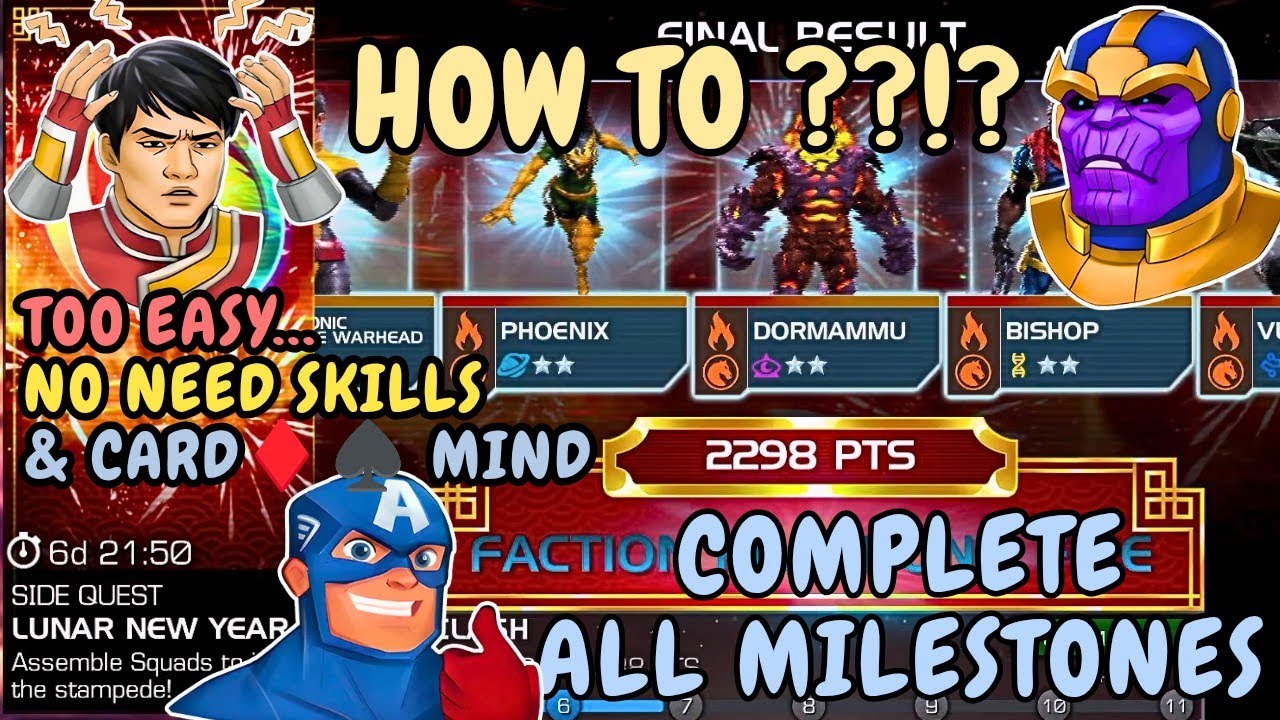 Lunar New Year Quest | Full Guide | How To Play And Get All Milestones Easily | Mcoc