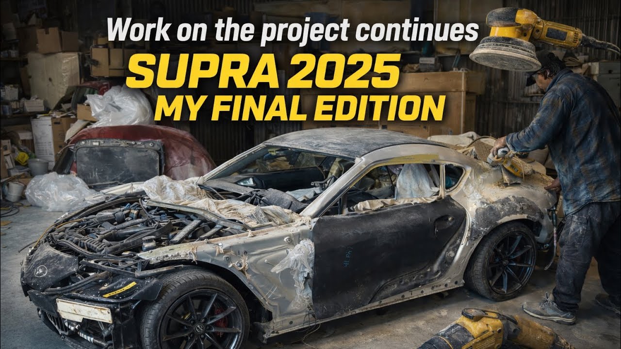 Supra 2025 Build Update: Bodywork Done, Paint Next. Gazoo Racing. 