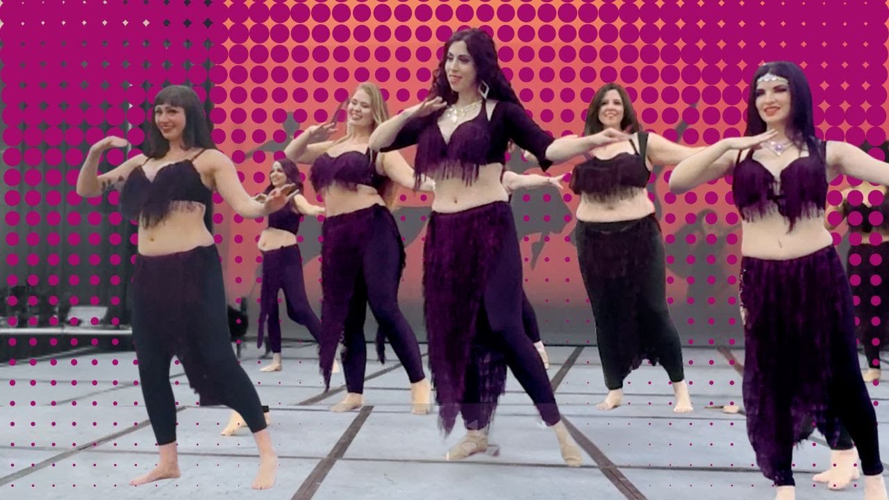 Belbly | Travel Show 2025 | L.A. Bellydance Academy's Shimmy Clinic Dancers