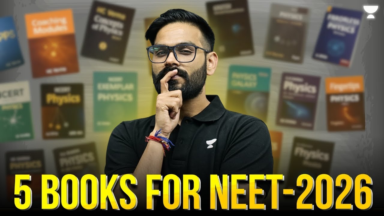 5 Books for NEET-2026 | Anubhav Sir #neet2026