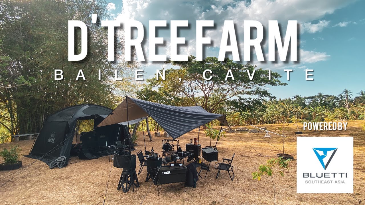 D'Tree Farm Campsite | Bluetti EB3A | Car Camping | 4K