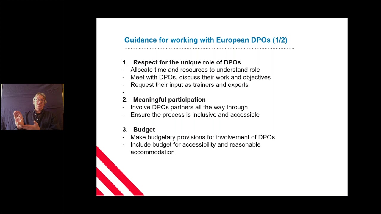 i2i Webinar #3  the role of DPOs in international cooperation