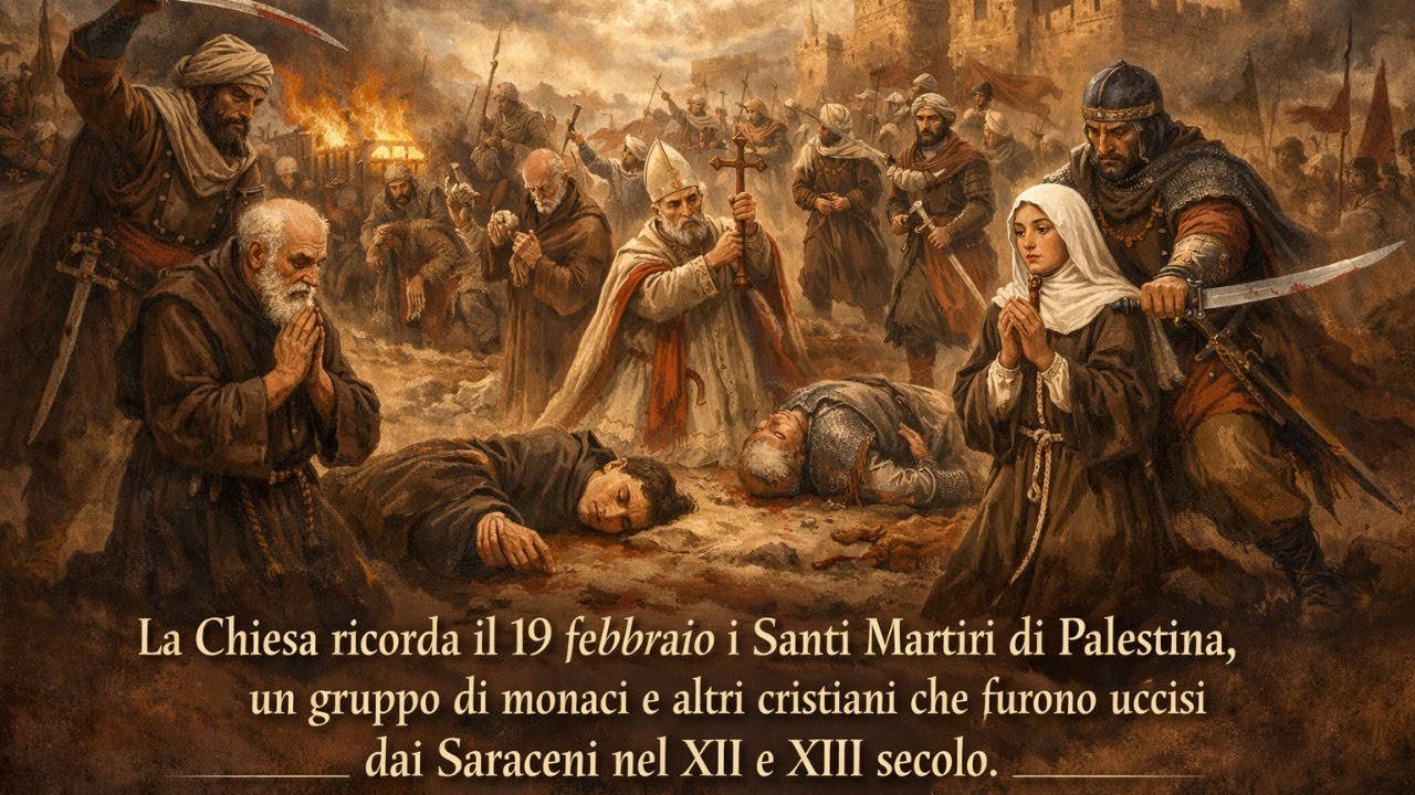 Santi Martiri di Palestina, primi Martiri dell’Ordine Carmelitano (Cenacolo)