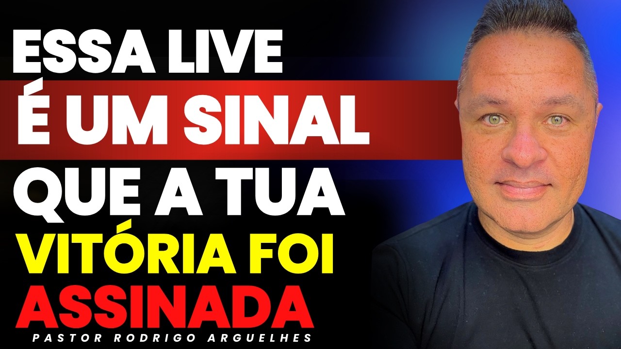 SE PREPARE🔥VOCÊ VAI RECEBER 3 SINAIS DE QUE A TUA VITÓRIA JÁ FOI ASSINADA 😱ESSA LIVE É O 1º SINAL🙌