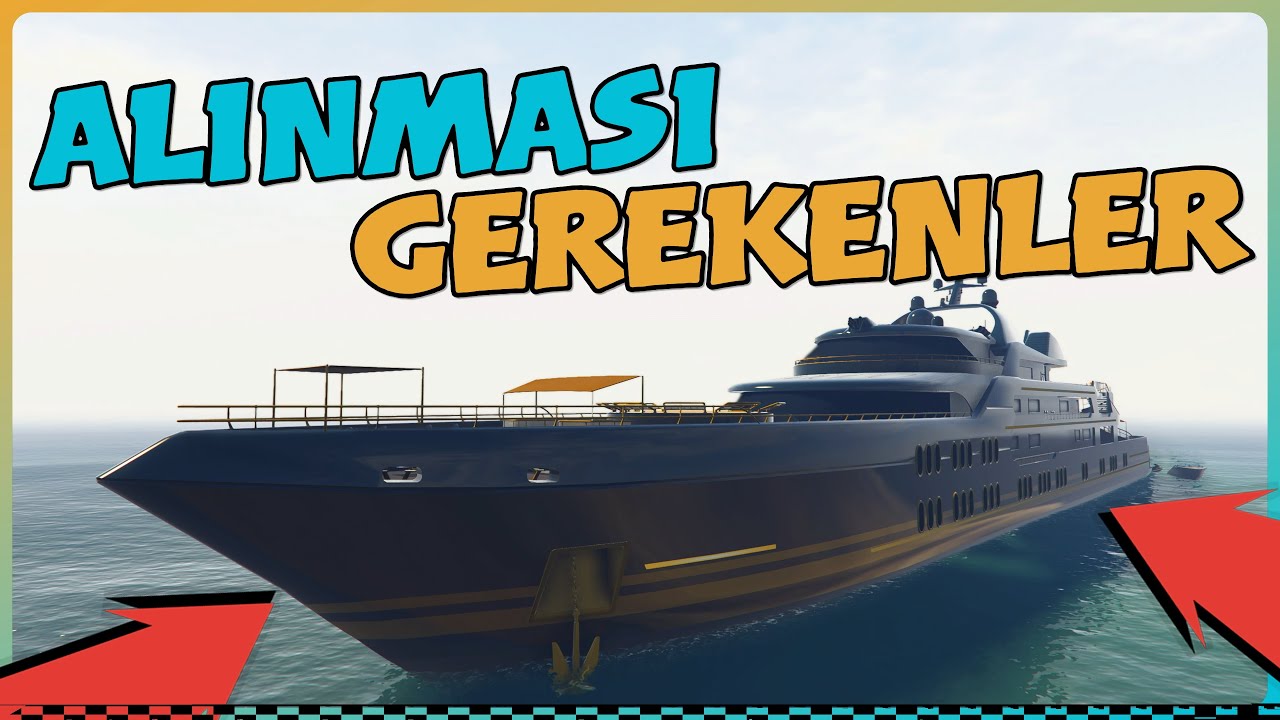 GTA ONLINE - HER OYUNCUNUN ALMASI GEREKEN ARAÇLAR VE MEKANLAR