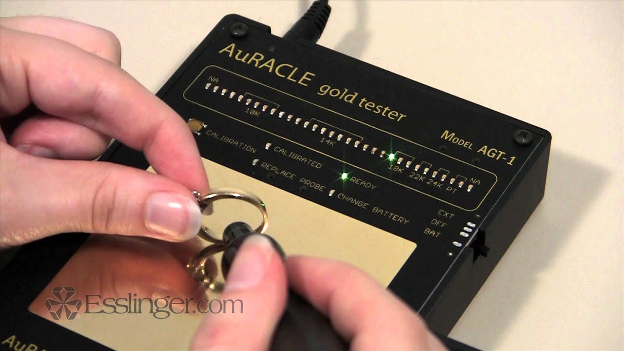 Gold Testing Supplies - Electronic Gold Tester GemOro AuRACLE Gold Tester AGT-1