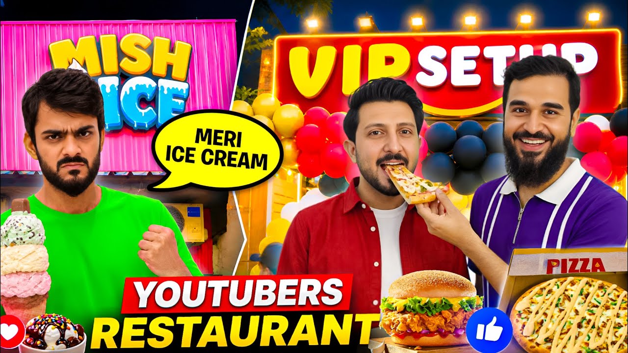 Trying Famous YouTubers Newly Opened Restaurant