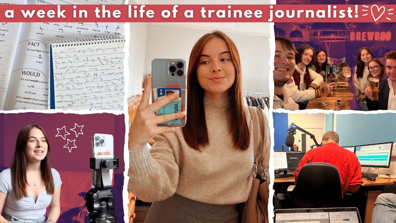 a week in the life of a trainee journalist in london! :)