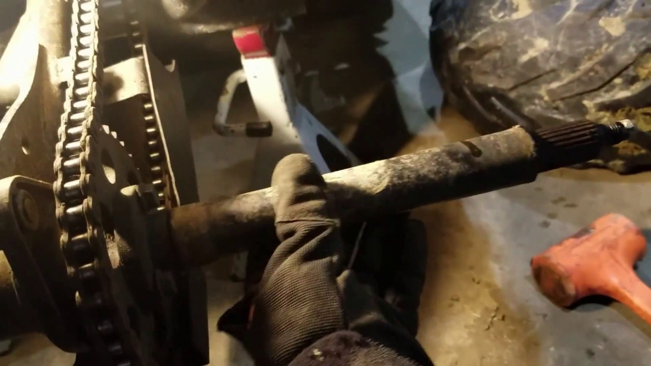 Polaris sportsman 90cc axle carrier bearing replacement