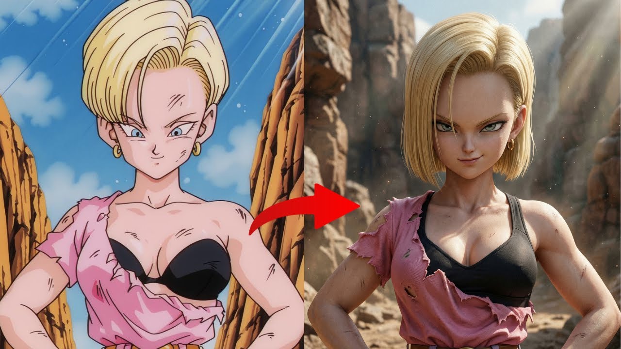 Realistic DRAGON BALL Z Characters | AI Live Action