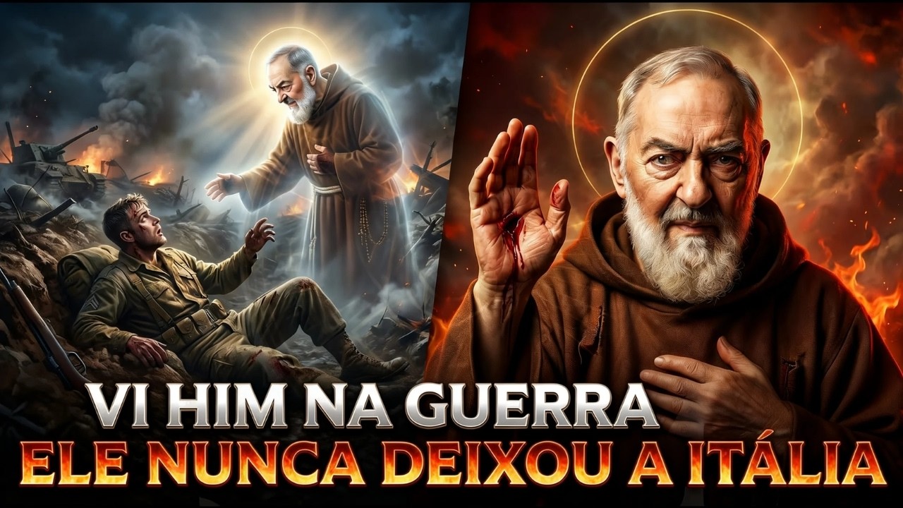 A aparição mística de São Padre Pio a milhares de quilômetros — sem nunca sair do mosteiro!