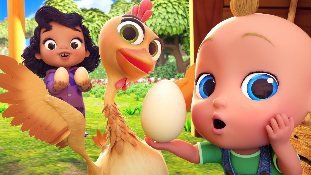 A Galinha Magricela e mais Músicas Infantis com LooLoo Kids em Português