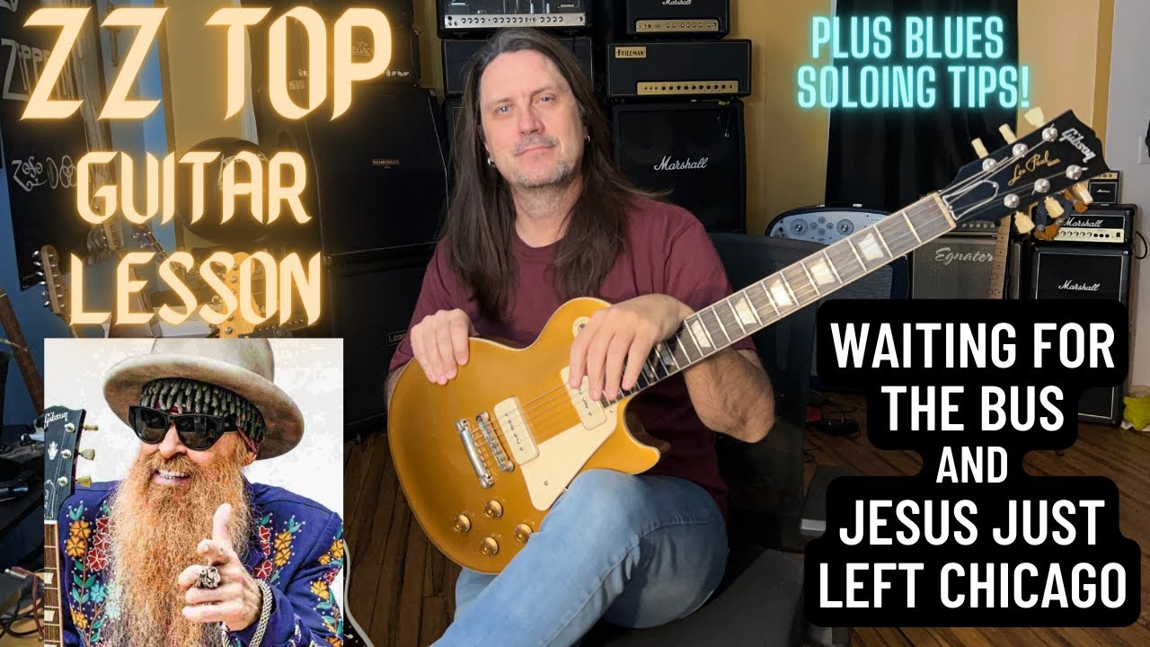Как играть «Waiting For The Bus» и «Jesus Just Left Chicago» группы ZZ Top — плюс советы по игре ...