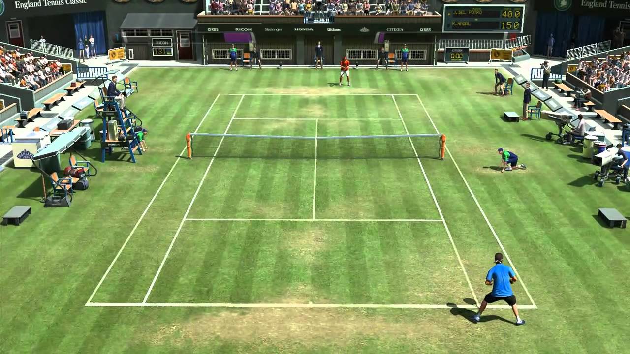 Virtua Tennis 4 -  Juan Martin Del Potro vs Rafael Nadal PC HD