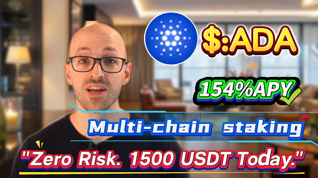 Simple Steps to Earn 1500USDT with ADA Staking, 154.35% Annual Yield!