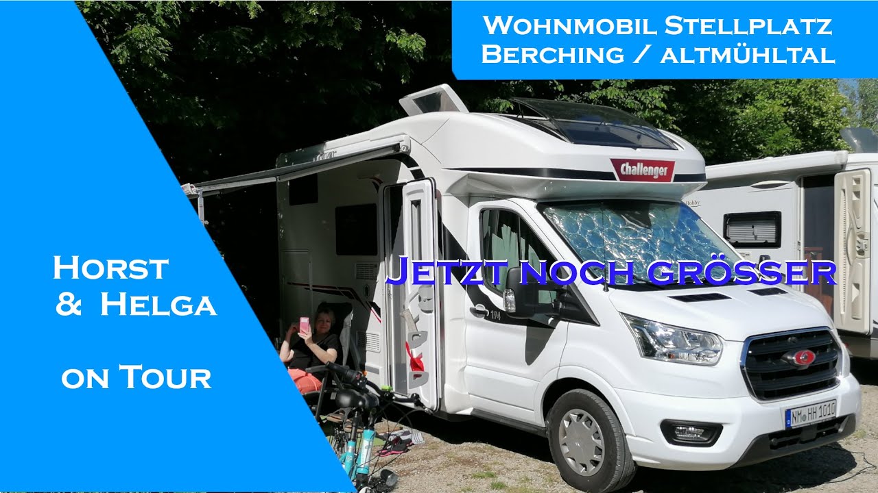 Wohnmobilstellplatz Berching im Altmühltal 07/2023