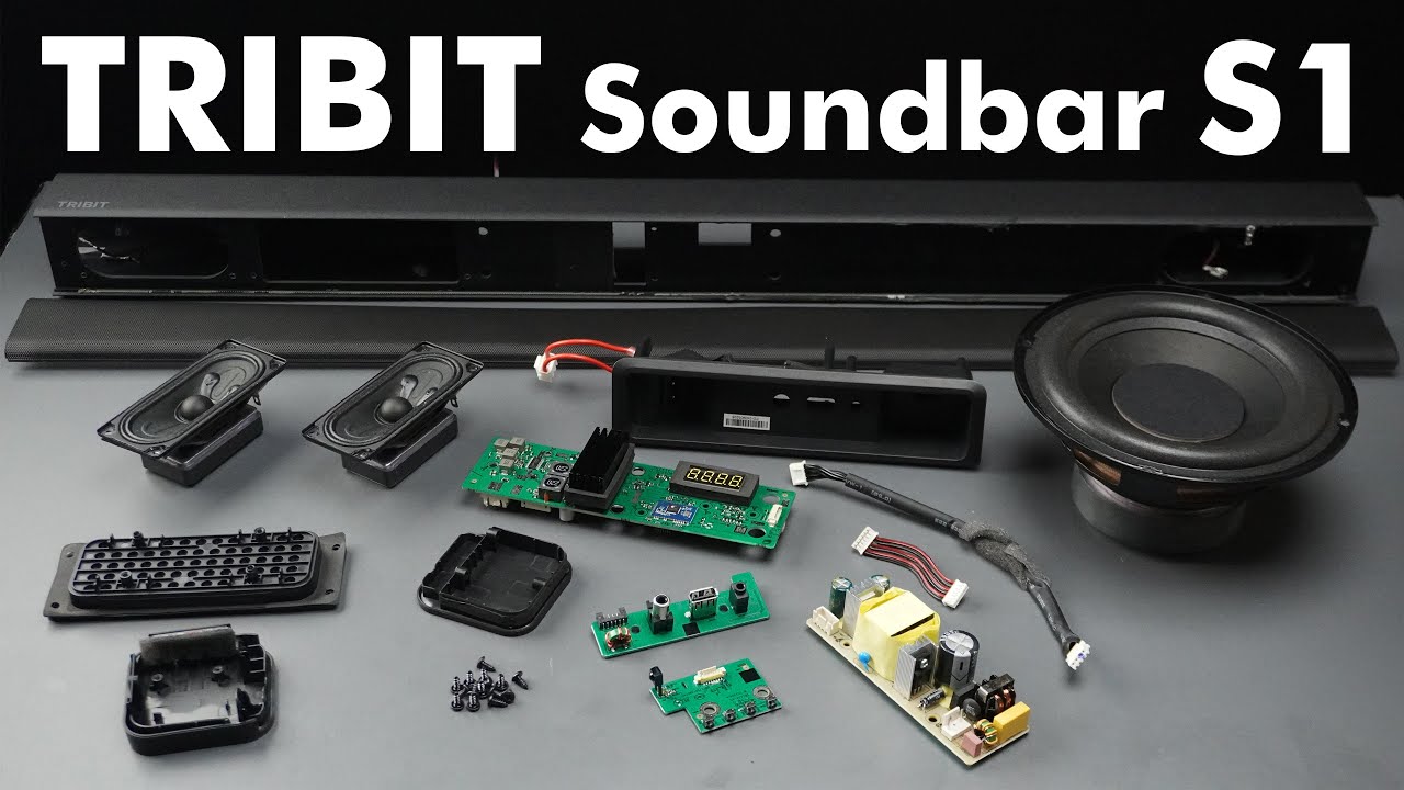 Complete Disassembly!! TRIBIT Soundbar S1.