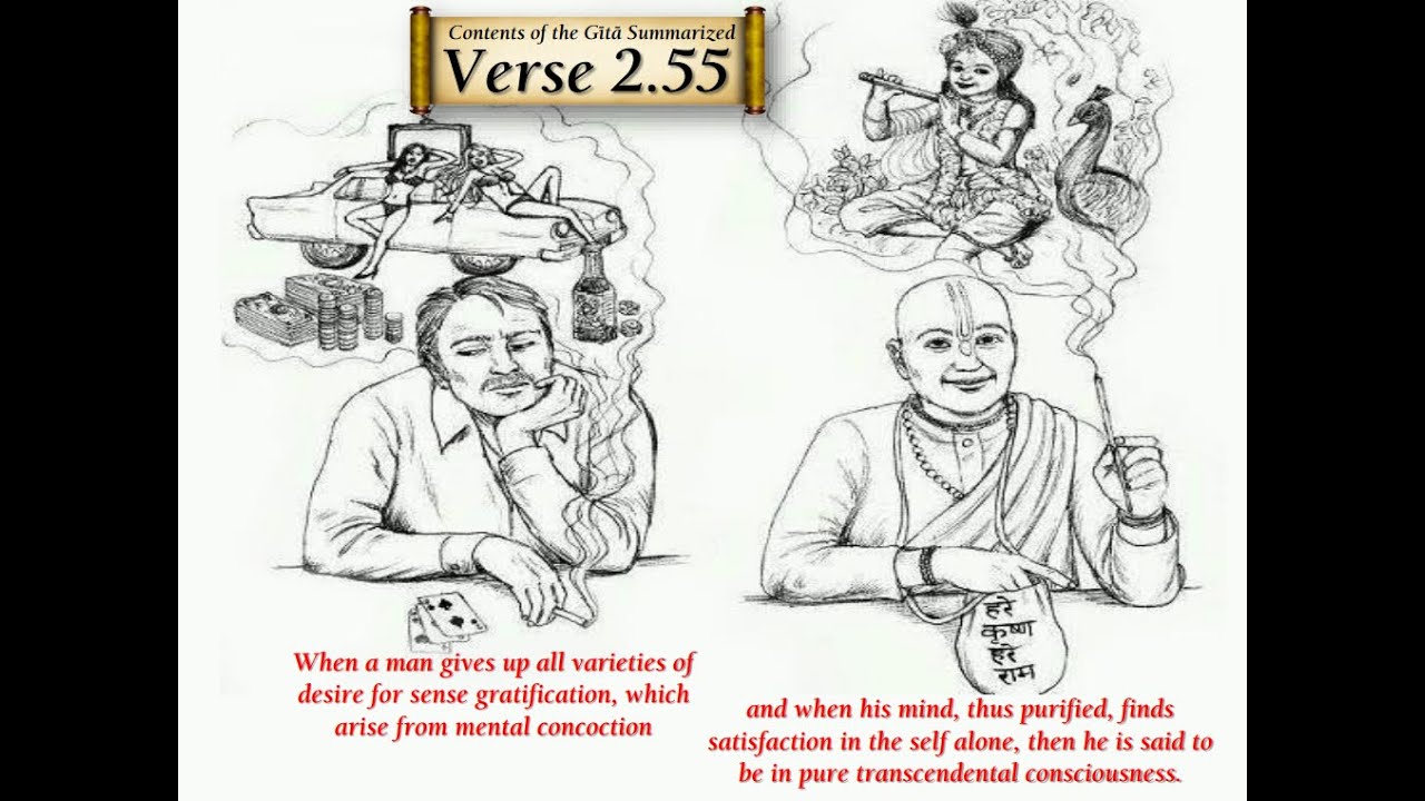 SS#0128 Bhagavad Gita - detailed study - Chapter 2, Verse 55 (BG 2.55)
