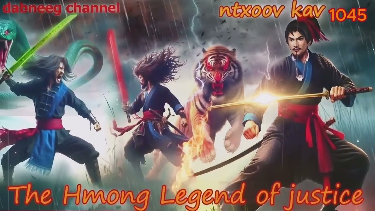 Ntxoov kav The Hmong Legend Part 1.045 - Yawg Liaj Nrob - Sword fighter for justice