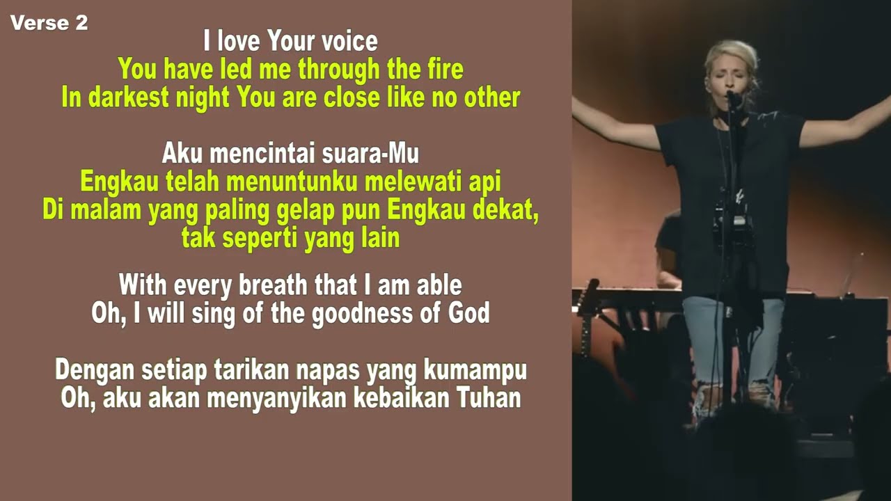 Goodness Of God Lirik dan Terjemahan Bahasa Indonesia (LIVE) - Jenn Johnson | VICTORY