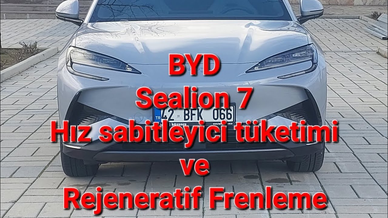 BYD Sealion 7, tüketim değeri, rejeneratif frenleme.