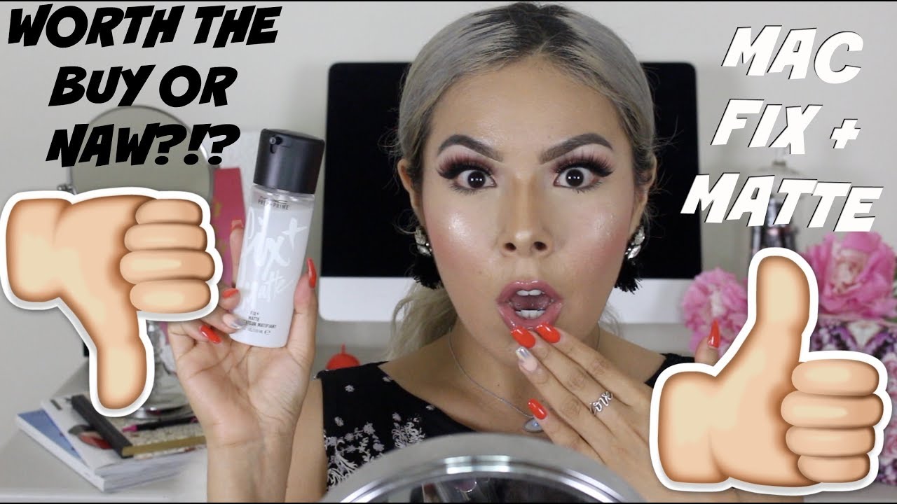WORTH THE BUY OR NAW?!? || NEW!! MAC FIX PLUS (MATTE)