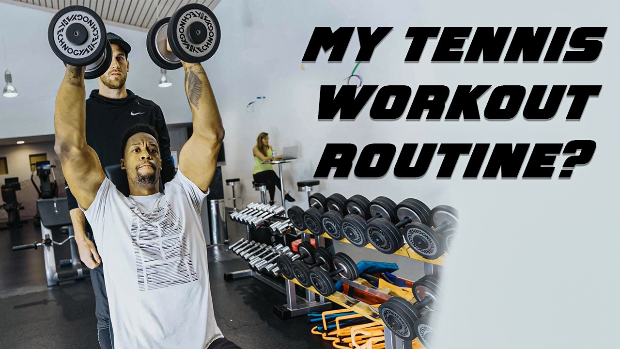 Gael Monfils Tennis Gym Workout for Making Trick Shots