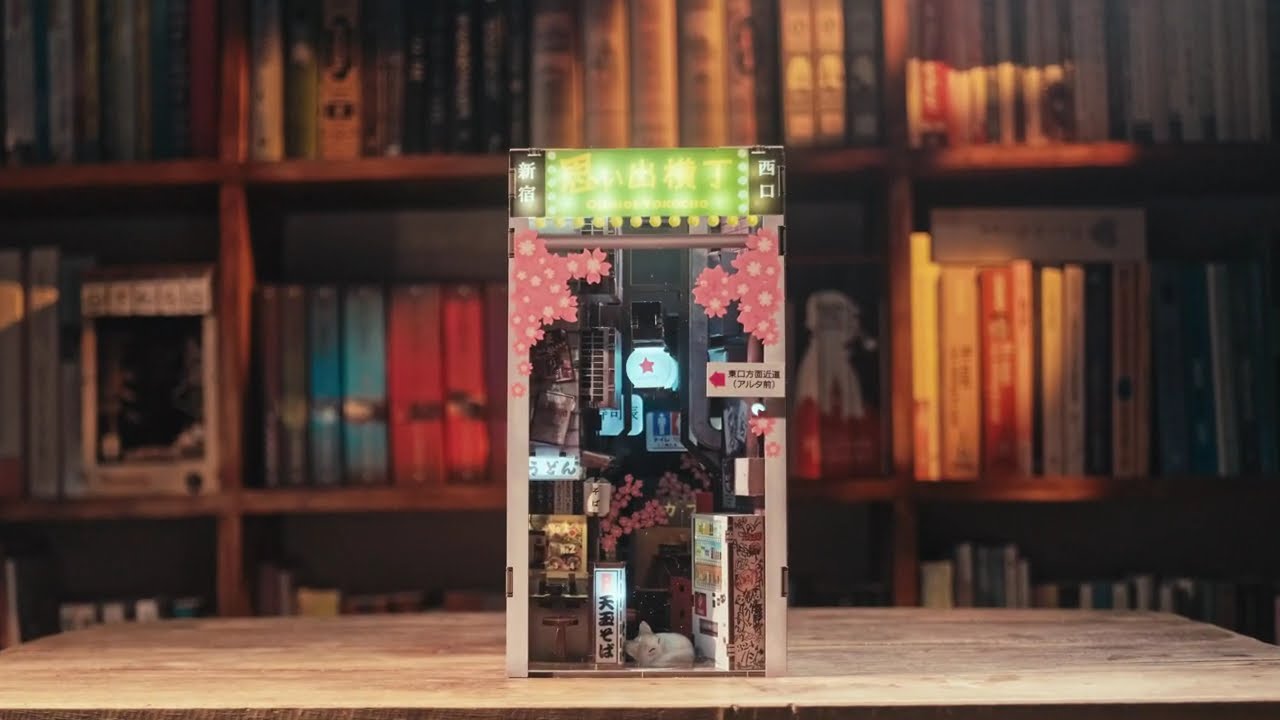 Omoide Yokocho DIY Miniature Book Nook Complete Tutorial Guide by Anavrin