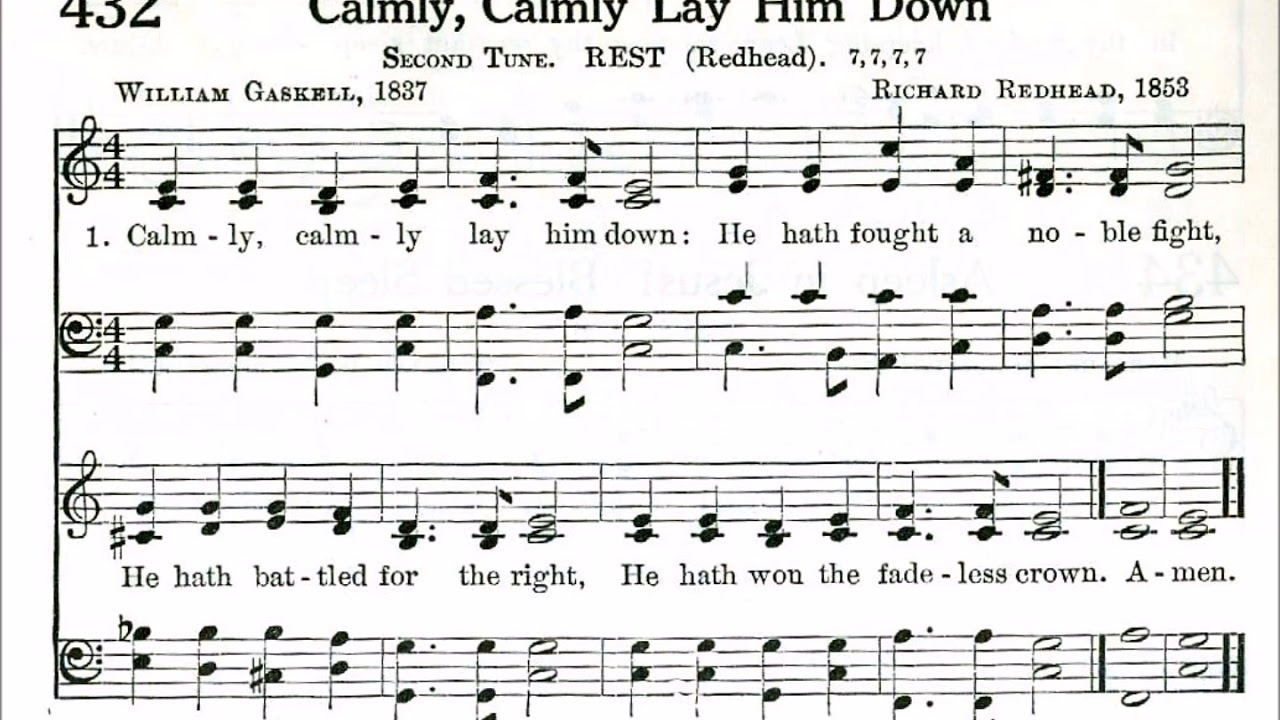 Calmly, Calmly Lay Him Down (Rest - Redhead)