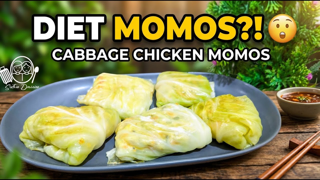 Diet-Friendly Cabbage Chicken Momos | Fat-Loss Friendly Recipe(No Flour | Easy Recipe)