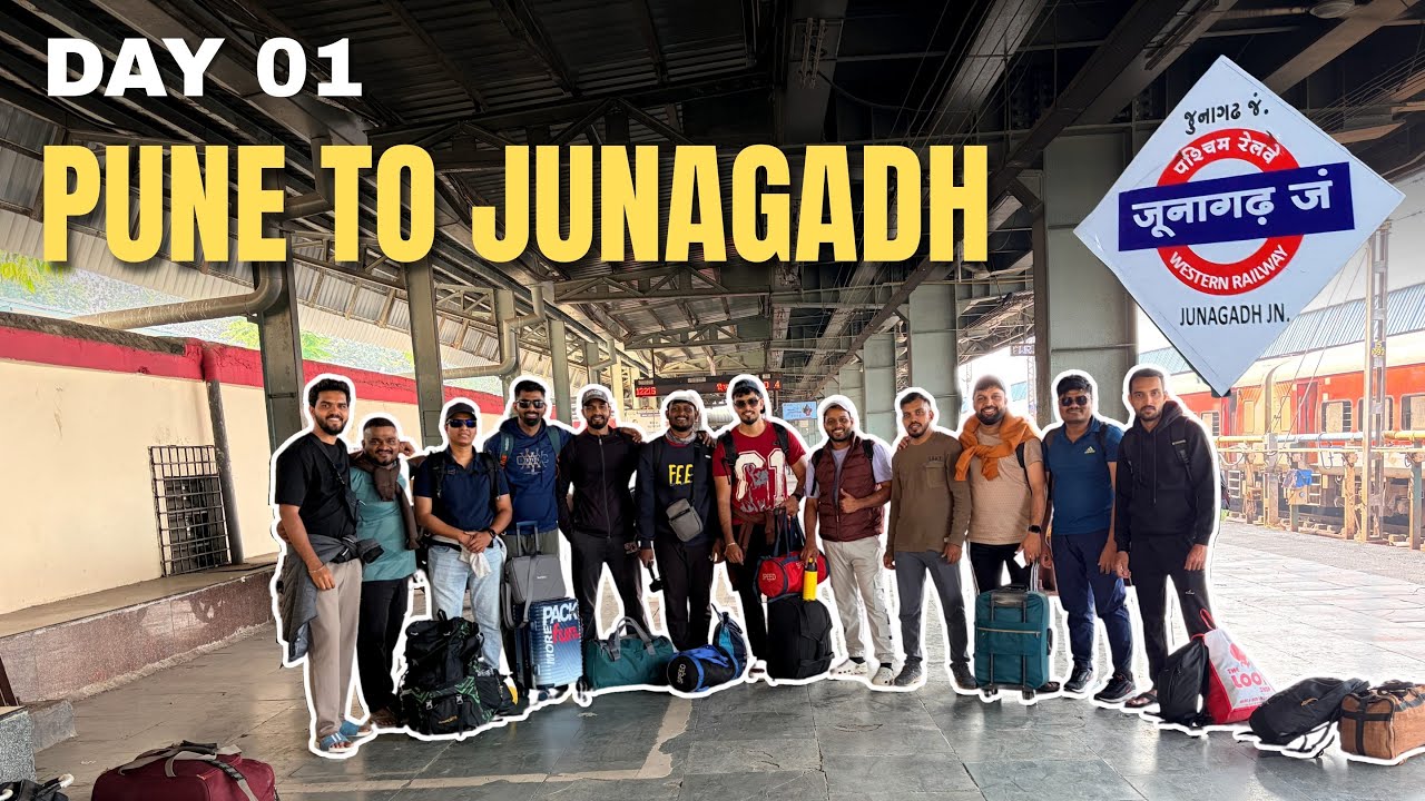 Pune to Junagadh  | 6200₹ मध्ये Girnar–Somnath–Dwarka यात्रा सुरू! | Budget Travel Series
