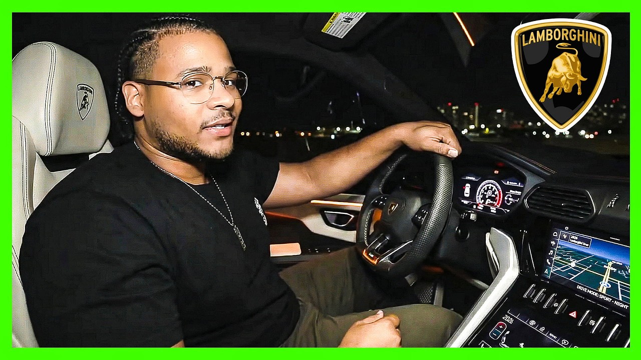 Fanum drives Rays Lamborghini for 16 minutes and 38 seconds