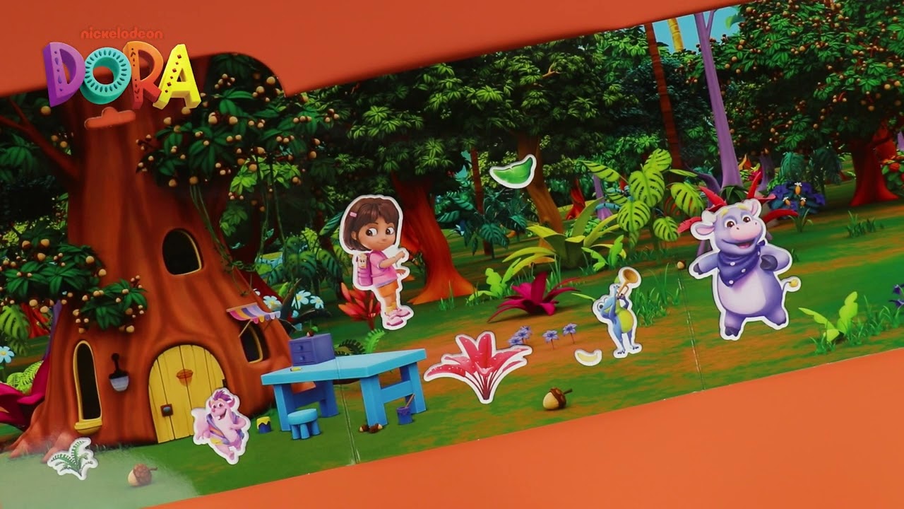 Adventure Awaits with the Dora Puffy Sticker Playset
