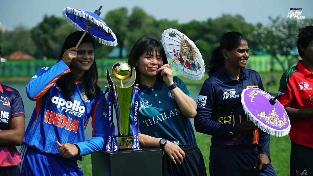 Captain's Photoshoot 🏆 | DP World Women's Asia Cup Rising Stars 2026