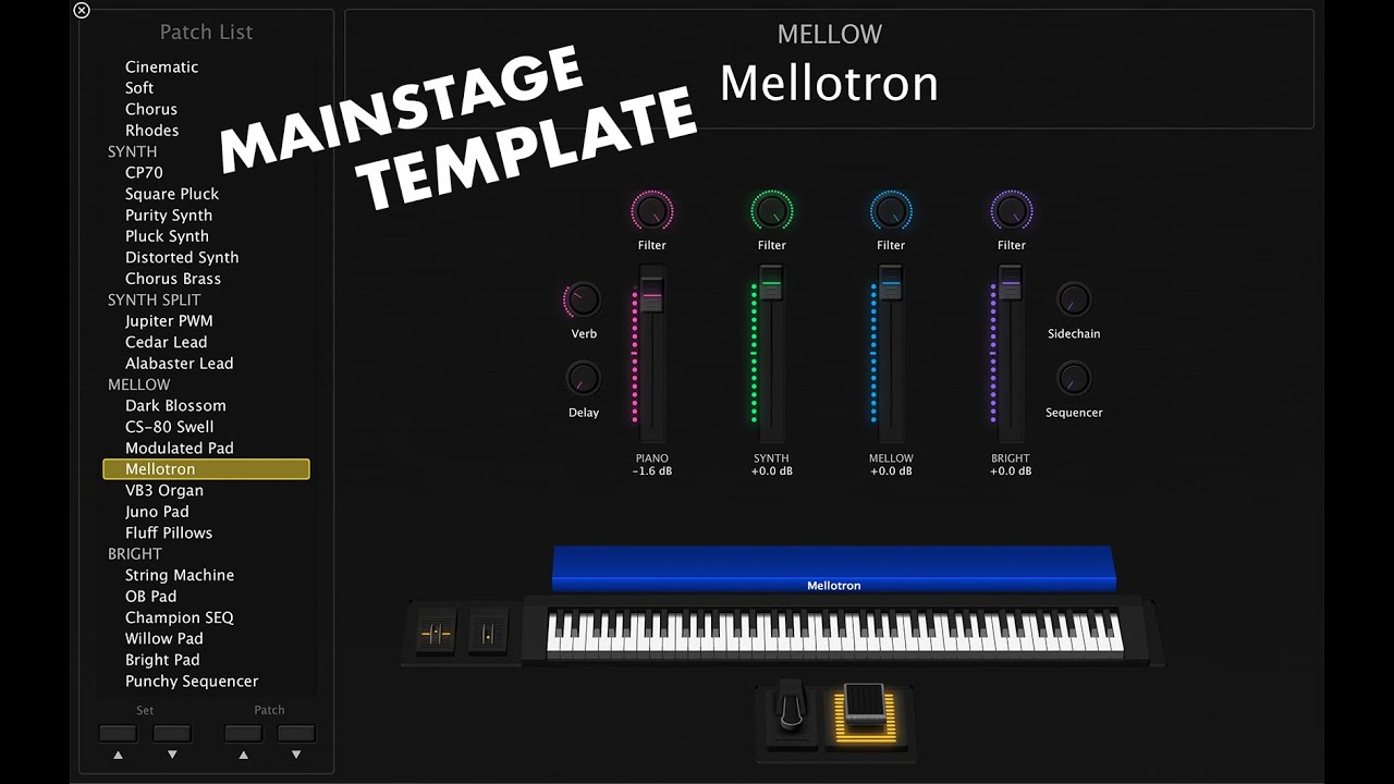 MainStage Template Demo