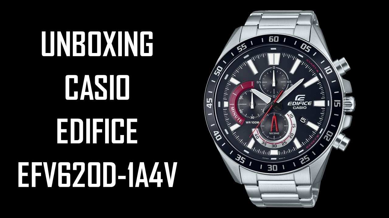 Unboxing Casio Edifice EFV620D-1A4V