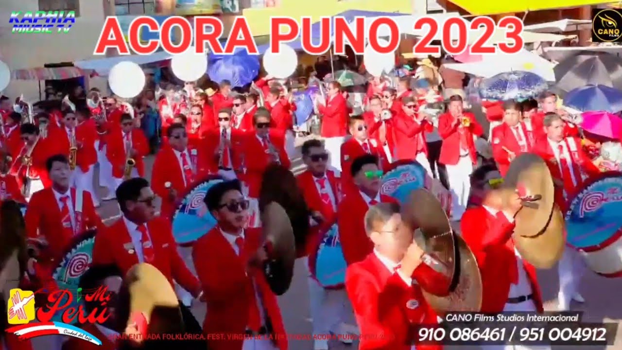 GRAN BANDA INSTRUMENTAL MI PERÚ EN ACORA PUNO 2023 FEST. VIRGEN DE LA NATIVIDAD GRAN ENTRADA FOLKL.
