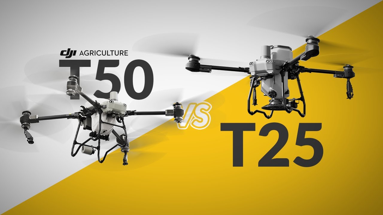 DJI Agras T25 vs. T50