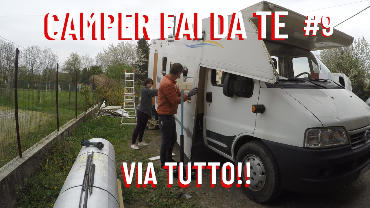 RIFACCIAMO UN CAMPER VAN DA ZERO - episodio 9 | via tutto!