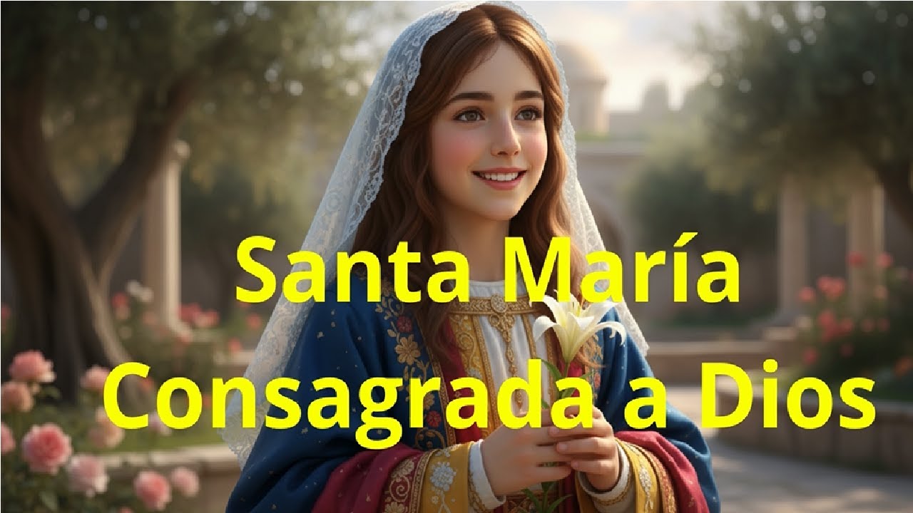 Santa María Consagrada a Dios    #AlabanzasCatólicas