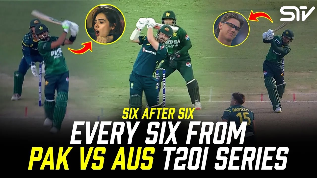 Six After Six! Every SIX from Pakistan vs Australia T20I Series | M3L1J