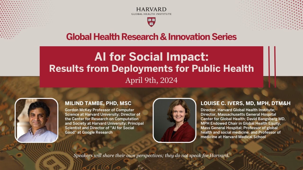 AI for Social Impact: Results from Deployments for Public Health