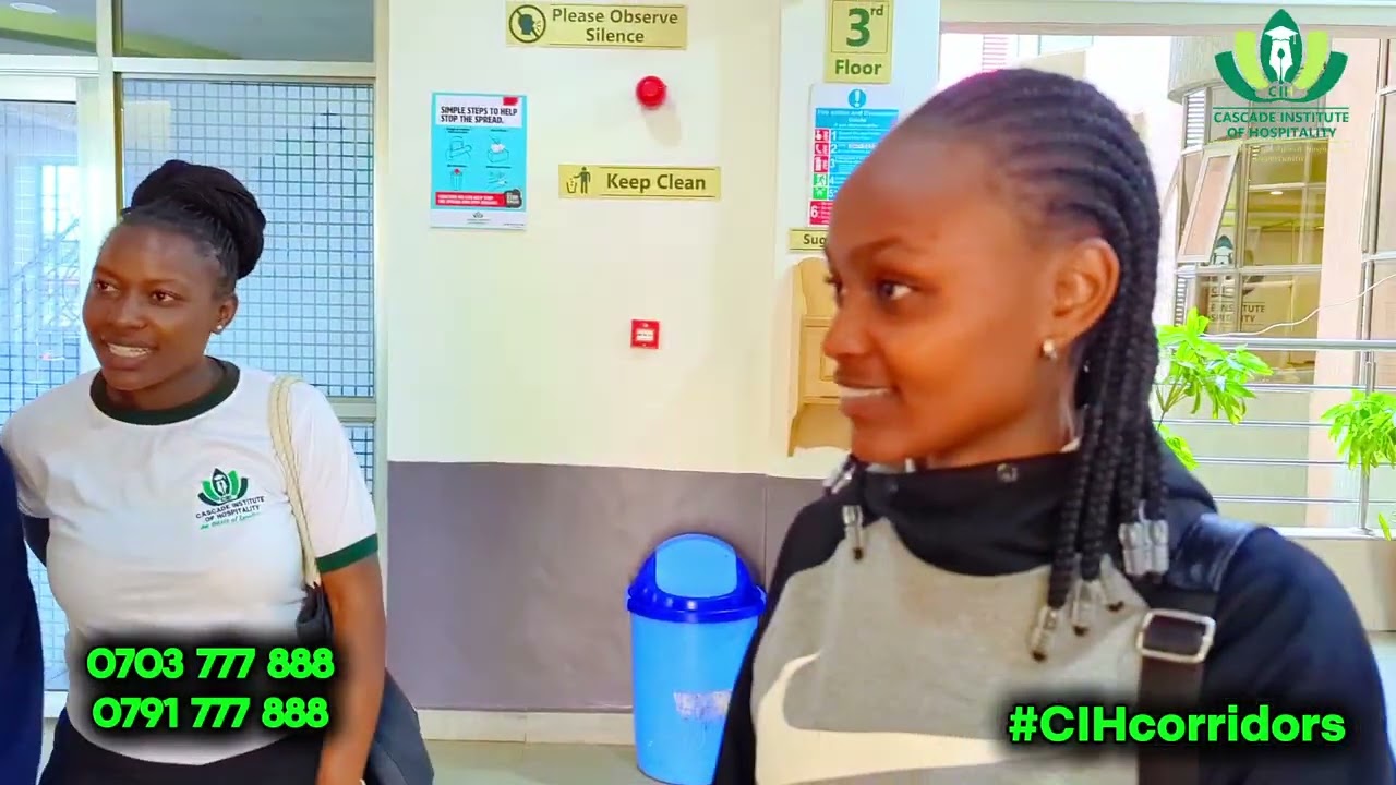 Surprising College Students with gifts at Cascade Institute of Hospitality in Thika - Dj Covenant